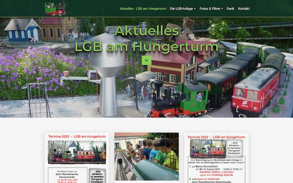 Gartenbahn - LGB am Hungerturm